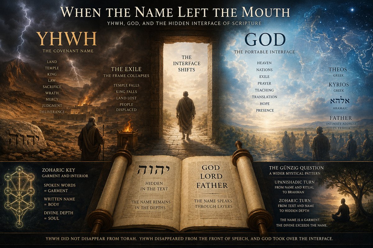 When Did Jews Stop Pronouncing YHWH? When the Name Left the Mouth
